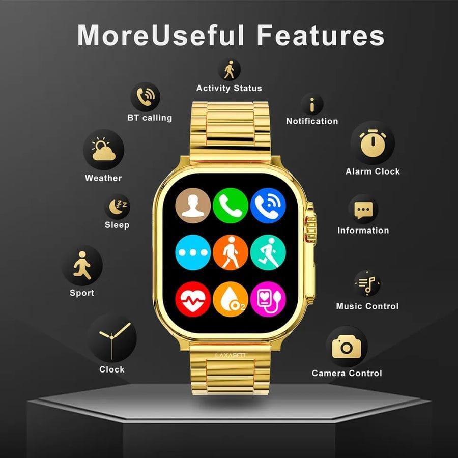 Golden Smart Watch Full HD 49mm