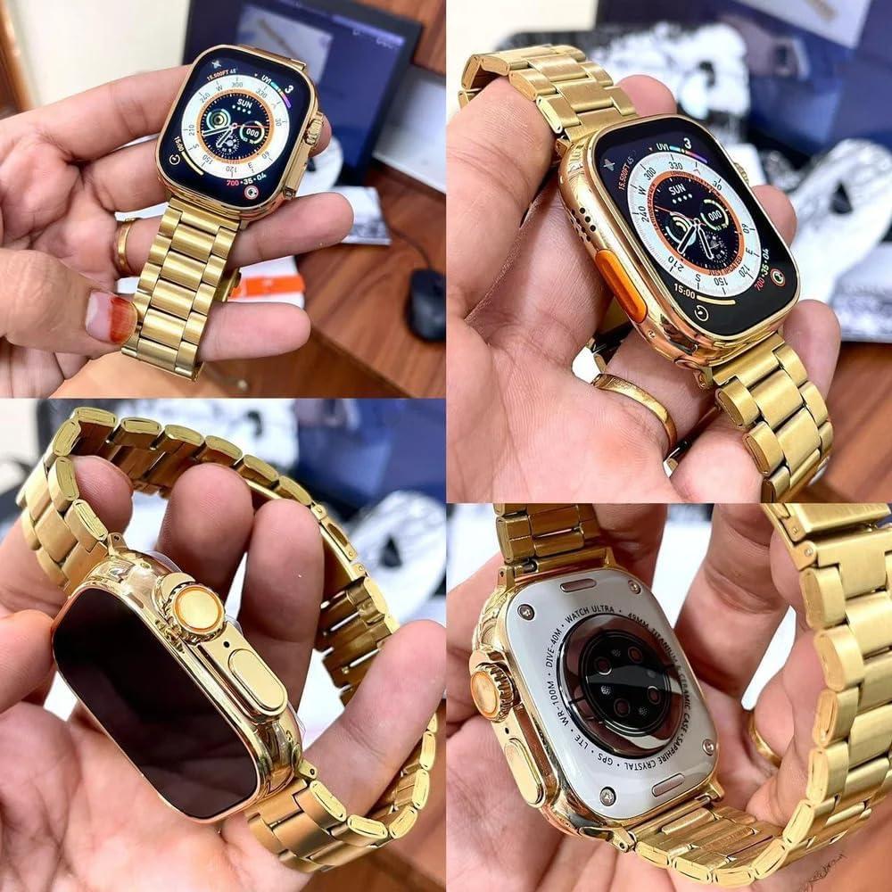 Golden Smart Watch Full HD 49mm